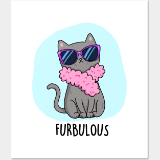 Furbulous Cute Cat Pun Posters and Art